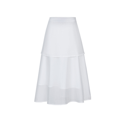 Miorastudio法式度假白色半身裙
