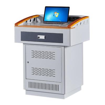 钢制多媒体校园教室培训会议讲台