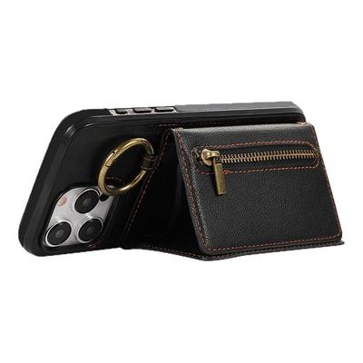 适用三星S25Ultra手机壳S24商务S23+插卡套S21FE左右翻A55手提a34皮套A60s小众a25简约a35背带包S20保护套