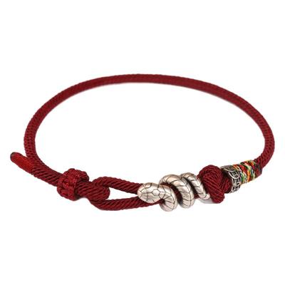 会铭手工坊男999足银纯银编织