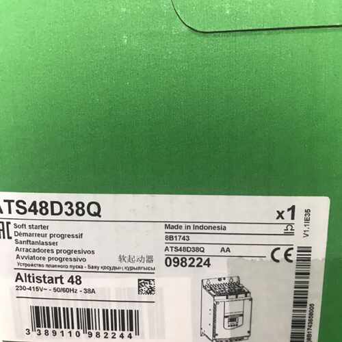 议价施耐德软起动器ATS48M12Q 1200A 630kW 三相230415V
