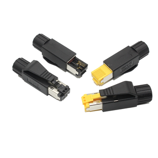 工业免压水晶头 兼容西门子Profine通讯接口 以太网线RJ45连接器
