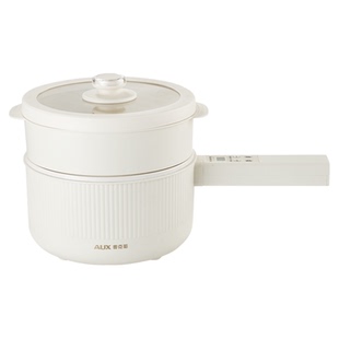 奥克斯电煮锅一体锅多功能小型家用蒸煮辅食锅迷你学生宿舍小电锅