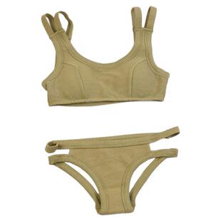 大堡礁家时尚性感小胸聚拢大胸度假温泉比基尼bikini泳衣纯色泳装