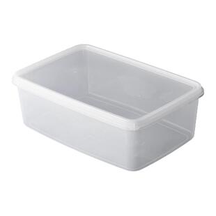 冰箱专用保鲜盒食品级透明带盖塑料盒子密封收纳盒长方形商用家用