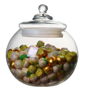 大号圆形球状玻璃瓶燕窝罐花胶鱼胶罐花茶小青柑中药展示玻璃罐子