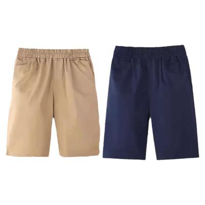 深蓝藏青色卡其休闲夏季儿童西裤