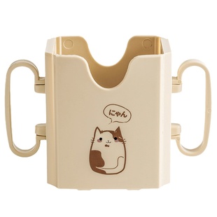 儿童牛奶防挤压盒饮料托杯架杯托防烫杯套酸宝宝喝奶防洒防溢神器