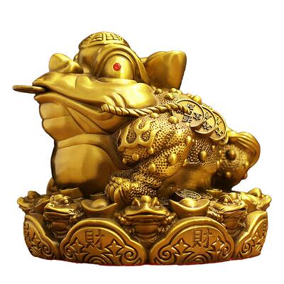 铜臻祥黄铜祝福中式家居工艺铜器