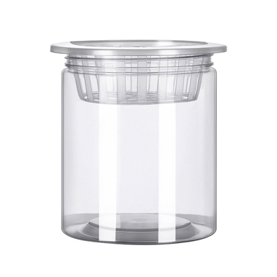 亚克力定植篮水培植物养花醒花桶圆形透明防摔花店家居专用花瓶