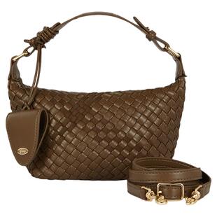 Riotlily/艾特里里编织格调系列单肩包橄榄棕送女友2026新年礼物