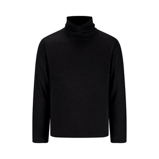 SAINT MASTER2026春季新款高领日常休闲男士长袖保暖打底衫