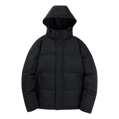 贵人鸟情侣款连帽防风拒水羽绒服