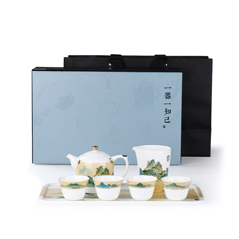 骨瓷茶壺茶具中式高端套裝