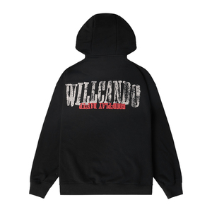 有志者UZIS 美式潮流运动卫衣男秋冬加绒保暖篮球连帽套头衫[出彩