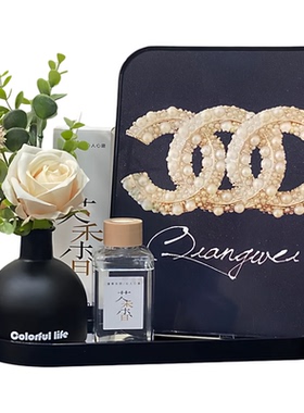 电视柜酒柜玄关香薰摆件ins风