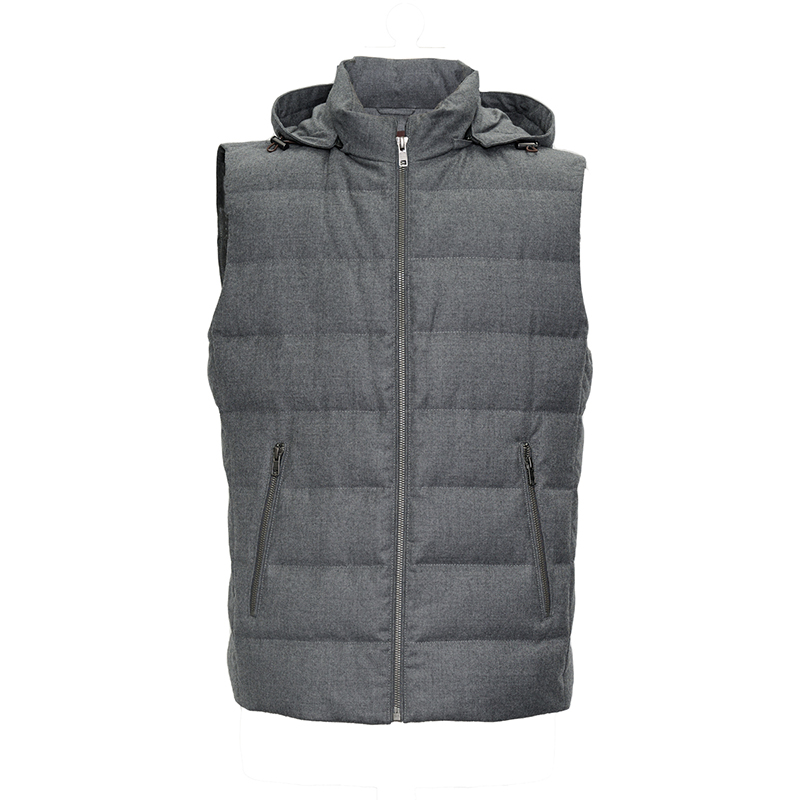 JODOLL乔顿男士绵羊毛舒适保暖马甲简约百搭休闲通勤连帽羽绒马甲