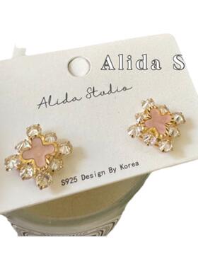 ALIDA925银针法式女法式小众
