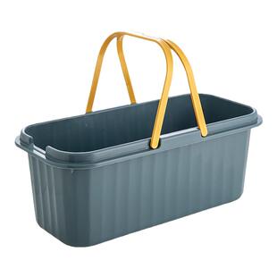 加长款长方形塑料拖把桶家用大容量拖布桶手提加厚洗地拖把挤水桶