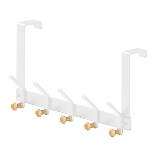 橱柜门上挂钩挂架2cm厚门 免打孔创意宿舍床头衣服包包收纳置物架