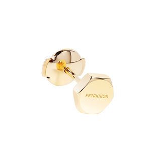PETRICHOR® SCREW系列 18k金耳钉 素金 单只