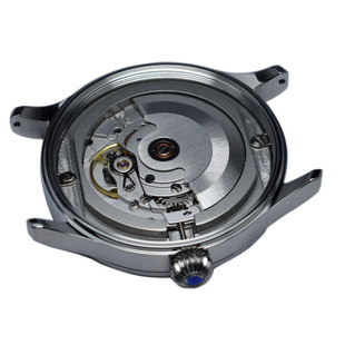 机械手表男士全自动防水蓝宝石小众皮带精钢渐变蓝无字天书ST2130