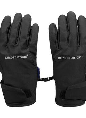RL | REINDEE LUSION 户外登山3M新雪丽棉保暖滑雪防水分指手套