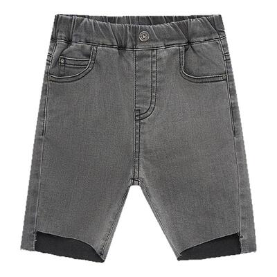 mecity kids童装夏女童休闲舒适渐变色牛仔短裤506545
