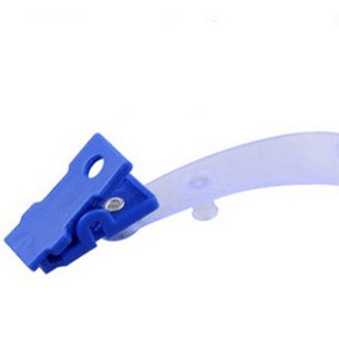 证件卡套胶夹 塑料厂牌胸卡夹子 证件卡夹扣 工作证夹展会证夹子