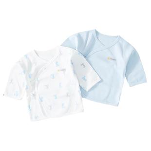 童泰新生婴儿儿衣服秋冬季纯棉无骨护肚上衣初生儿宝宝四季和尚服