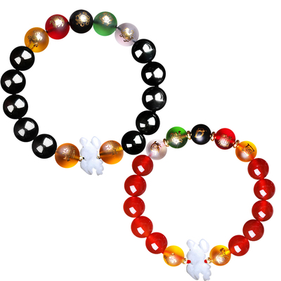 五岳四神喜合吉祥宏手链化泰岁珠