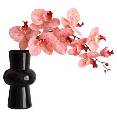 蝴蝶兰假花仿真花摆设花瓶小众高级感餐桌花艺摆件客厅轻奢装饰品