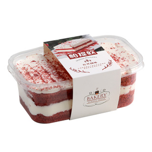 帕提欧巧克力蛋糕包装盒红丝绒豆乳千层提拉米苏甜品西点打包盒子