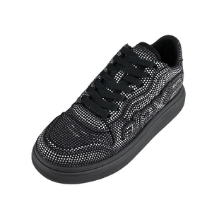 Alexander wang亚历山大王女士圆头系带低帮休闲鞋板鞋女促销XY