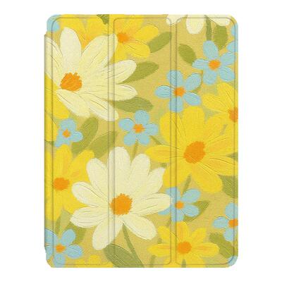 适用OPPOPad4pro油画雏菊pad3平板Air2小清新Neo文艺11.4笔槽VIVOPad5Pro女13寸IQOOPad5/12.1寸SE11保护套壳