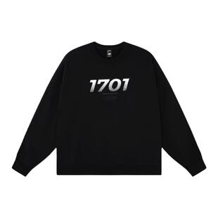 1701原创牙刷绣渐变男女同款圆领国潮棉卫衣