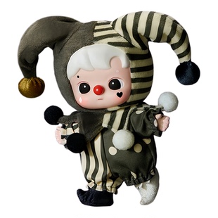 POPMART泡泡玛特 WHY SO SERIOUS搪胶毛绒挂件星星人万圣盲盒礼物