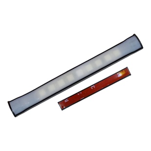 HC汽车摩托车12V高亮LED日行软灯条忍者边箱转向灯刹车爆闪尾箱灯