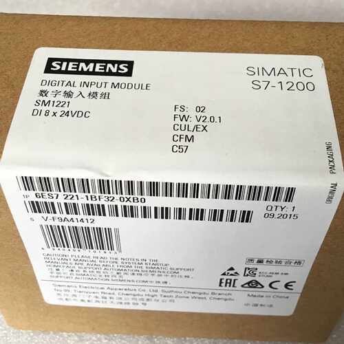 议价6ES7221-1BF32-0XB0西门子S7-1200SM1221数字输入模块8输入24