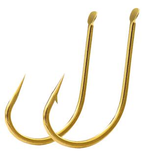 金海夕鱼钩有倒刺日本进口海夕金袖钩小号无刺钓鱼钩散装正品套装