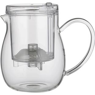 明尊 EC-02飘逸杯泡茶壶办公室创意单人泡茶杯过滤玻璃水杯 家用