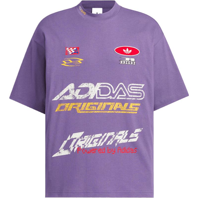 adidas阿迪达斯三叶草男子MOTO TEE S运动休闲短袖T恤KH1196