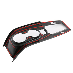 适用丰田卡罗拉锐放碳纤内饰改装锋兰达排档桃木纹贴片用品cross