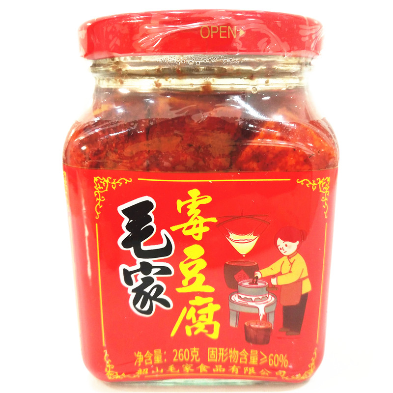 汤妈妈毛家霉豆腐毛家食品香辣豆豆腐乳