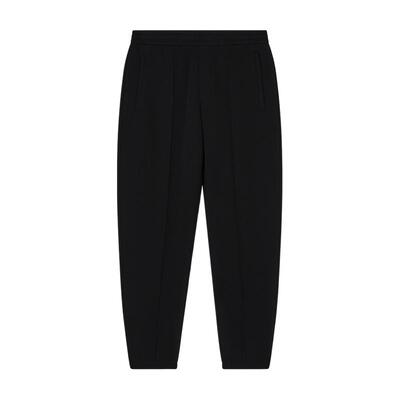 阿玛尼男士宽松弹力锥形束脚卫裤