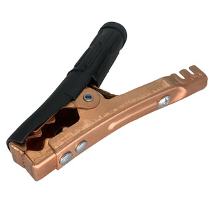 紫铜电瓶线汽车大货车搭火连接线蓄电池搭车鳄鱼夹子 纯铜 加厚特