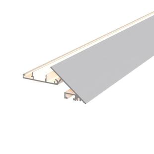 薄如蝉翼斜面悬浮吊顶反光灯槽嵌入式铝合金超薄回光斜面灯槽型材