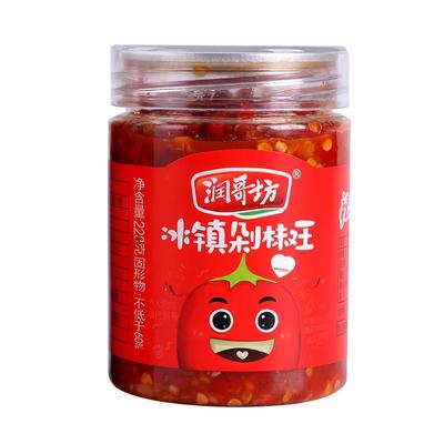 湖南润哥坊冰镇剁椒王罐装辣椒酱