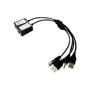 通用触摸屏控制线音王雷客视易点歌机网线接口USB串口免驱有驱3.5