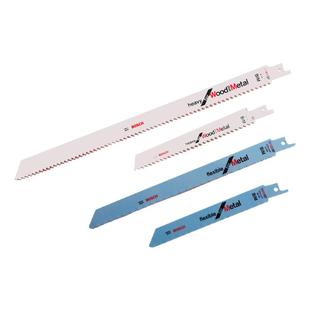 博世往复锯刀片锯条专业细齿木工金属切割锯片马刀锯片条瑞士进口